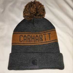 CARHARTT beanie with pom pom osfm